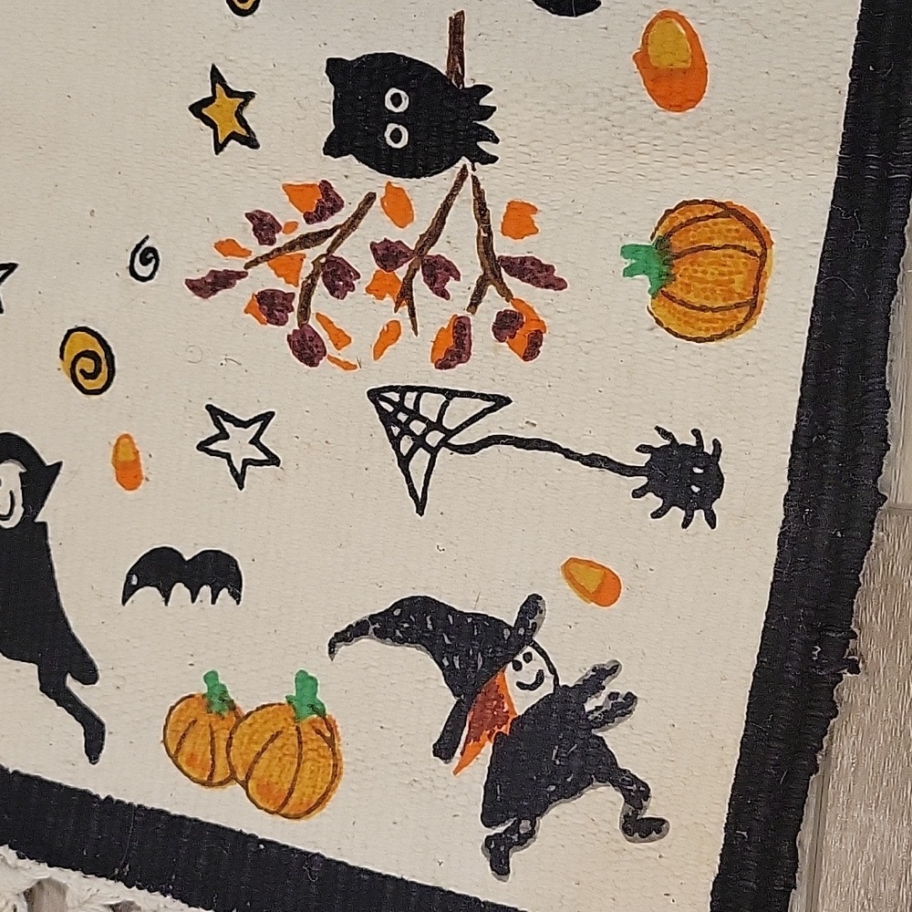 🎃 Halloween Dining Lot:placemats, Napkins, Rug And Table Runner - Picture 8 of 11